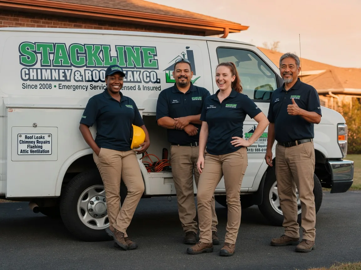 Chimney flashing repair company in Van Dyne, WI